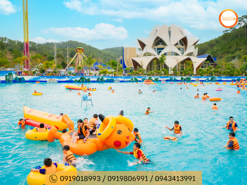 Hồ bơi tại Tea Resort Prenn - Du lịch 360Go 
